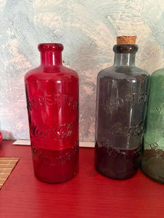 3 bottiglie Coca Cola Vintage