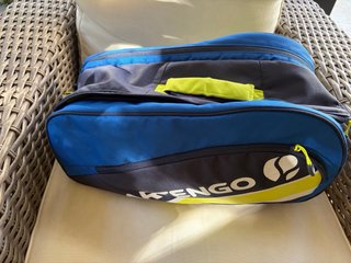 Paletero Padel Artengo Azul y Amarillo