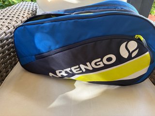 Paletero Padel Artengo Azul y Amarillo