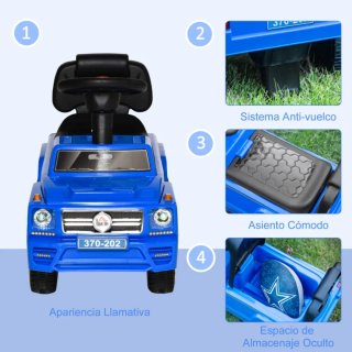 Coche correpasillos azul 18-36 meses