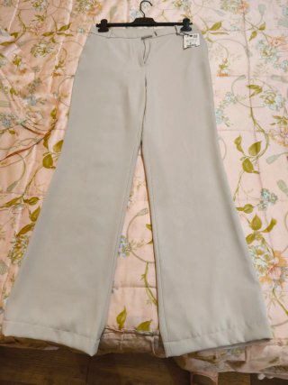 Pantalón mujer beige