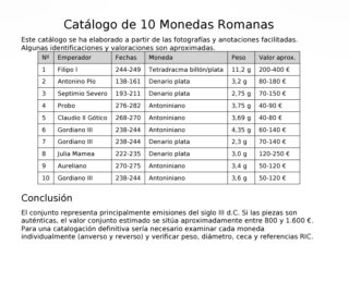 Collezione di antiche monete romane autentiche