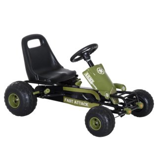 Go Kart de Pedales Racing para Niños 3-6 Años