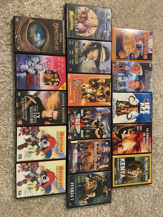 Lote Películas DVD Acción, Animación y Familia