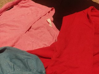 Lote 5 jerseys cuello pico