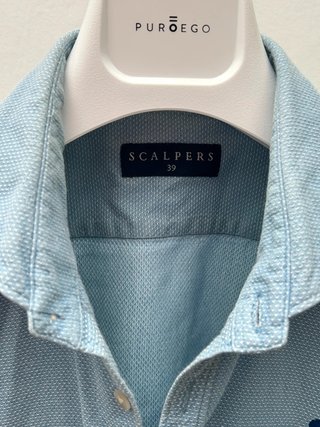 Camisa Scalpers Azul Talla 39
