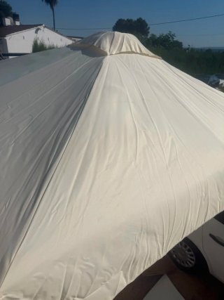 Sombrilla grande de aluminio, 2.5 m
