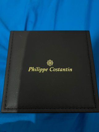 Reloj Philippe Costantin Negro y Plateado