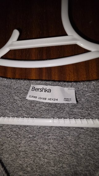 Chalequito Bershka Gris Talla XS