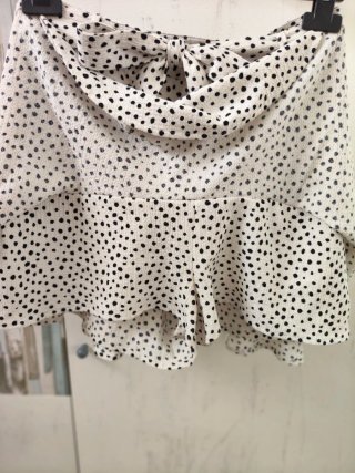 Falda estampada lunares talla M