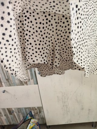 Falda estampada lunares talla M