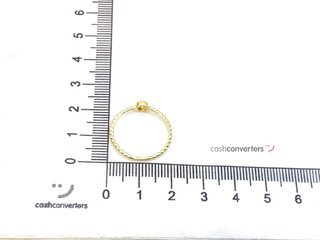 anillo oro 18k con piedra con circonita