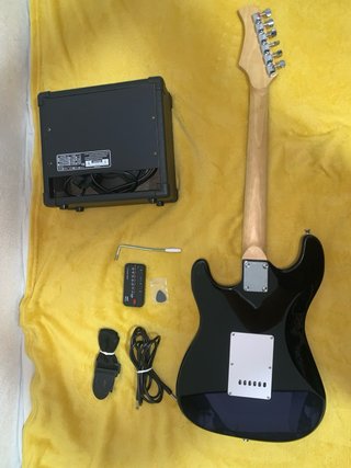 Kit Guitarra Eléctrica Negra