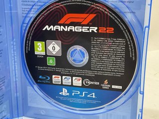 f1 manager 22 ps4