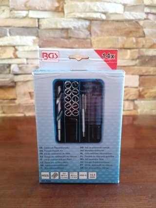 BGS 9430 Juego Reparación Roscas M14x1.5mm