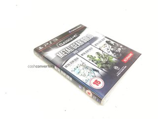metal gear solid hd colletion ps3