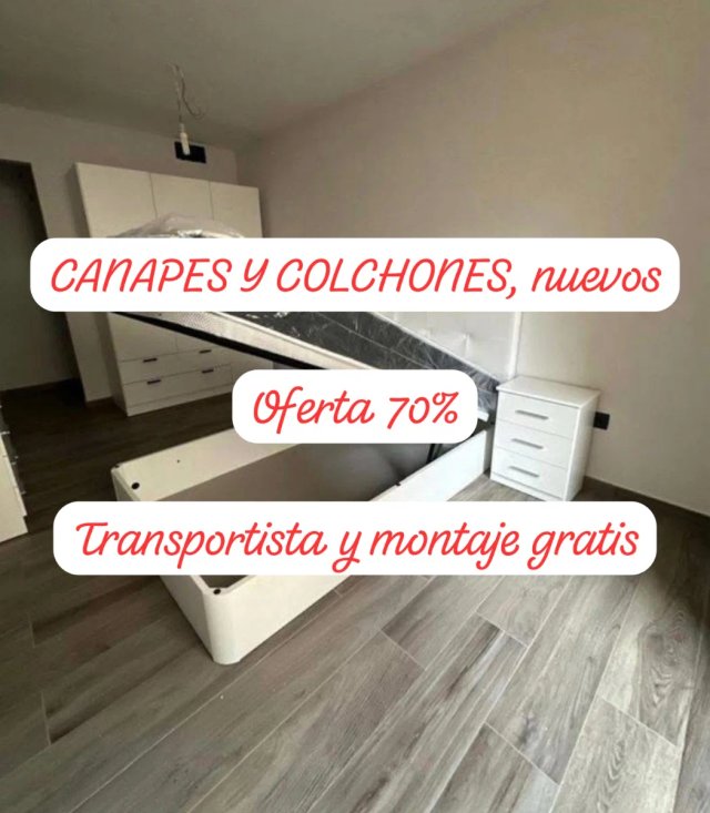 Canapé y colchón