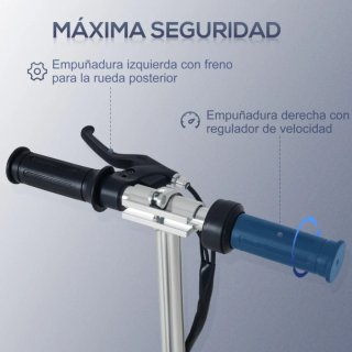 Patinete Eléctrico Plegable para Niños de 7-14Años