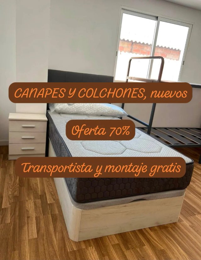Canapé y colchón