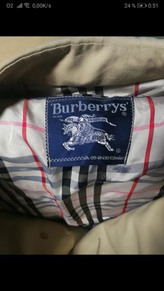 Gabardina Burberry Beige Clásica