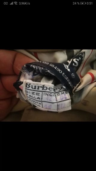 Gabardina Burberry Beige Clásica