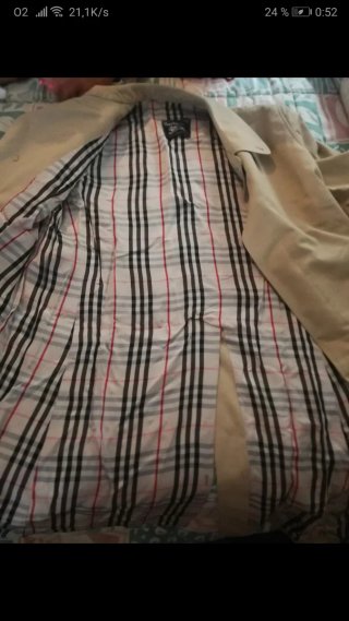 Gabardina Burberry Beige Clásica