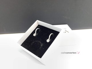 argollas plata 925mm con piedra con circonita