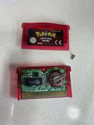 Game Boy Advance SP Groudon + Pokémon Rubí Origina