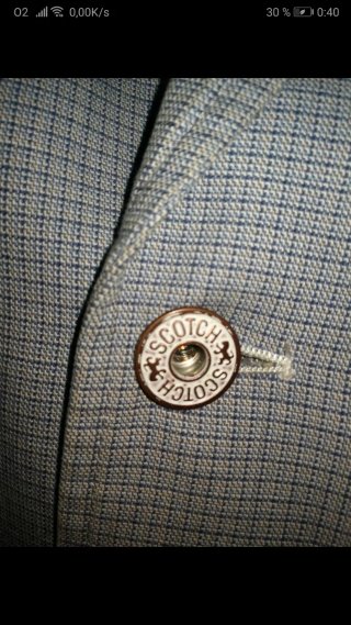 Americana deportiva Scotch gris y blanca