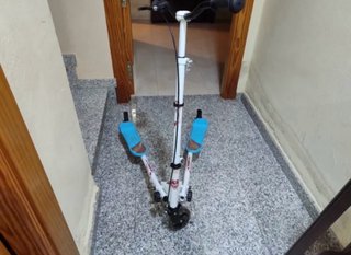 Patinete 3 ruedas azul