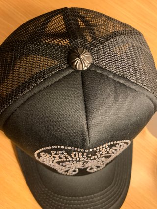 Gorra Chrome Hearts Negra con Cristales