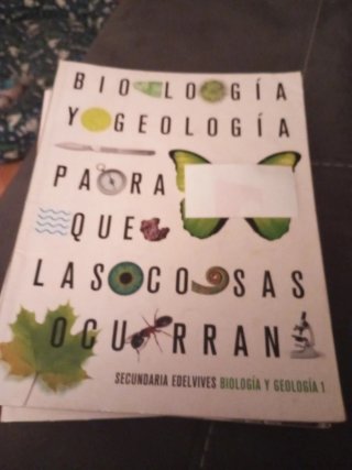 Biología y geología 1, Secundaria Edelvives