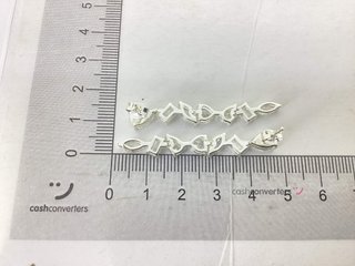 pendientes plata 925mm con piedra con circonita