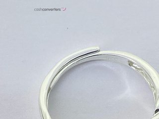 anillo plata 925mm con piedra con circonita