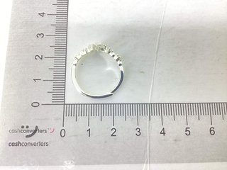 anillo plata 925mm con piedra con circonita