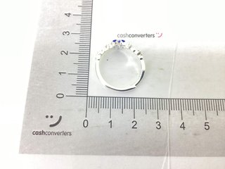 anillo plata 925mm con piedra con circonita