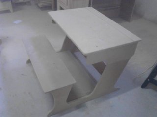 Pupitre de madera