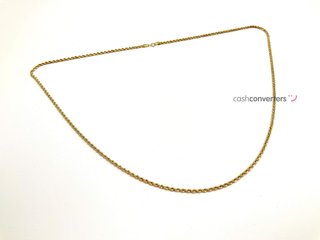 cadena oro 18k 30cm