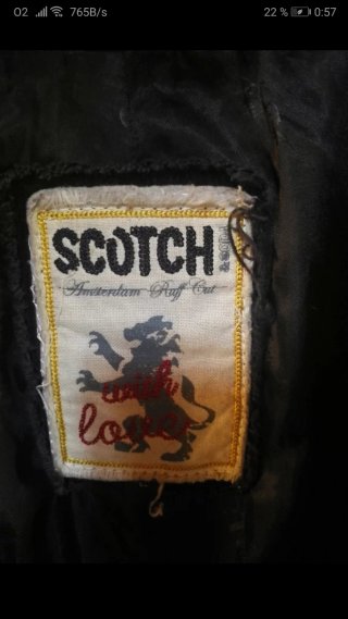 Gabardina Scotch & Soda Negra