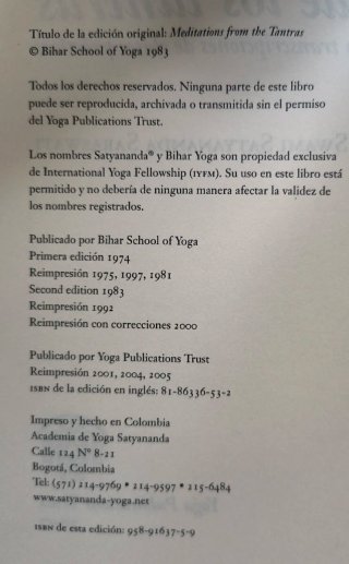 Meditaciones de los Tantras