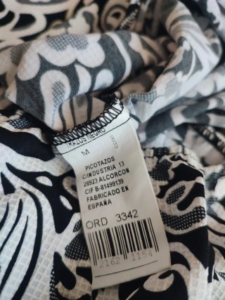 Blusón estampado Pilar Prieto