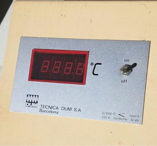 Horno Cerámica Gas DUM 75C/AG 19
