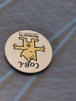 Chapa Cobi, barcelona 92, Olimpiadas, coleccionismo