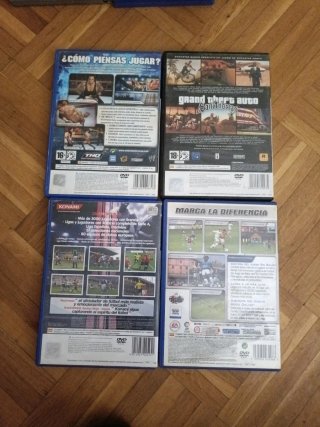 Pack 4 Juegos PlayStation 2: FIFA, PES, GTA, WWE