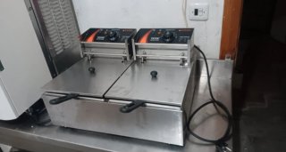 Freidora Industrial Doble 6+6L