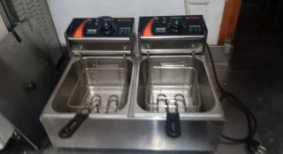 Freidora Industrial Doble 6+6L