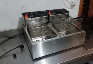 Freidora Industrial Doble 6+6L
