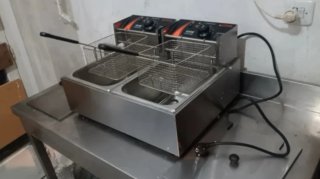 Freidora Industrial Doble 6+6L