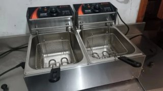 Freidora Industrial Doble 6+6L