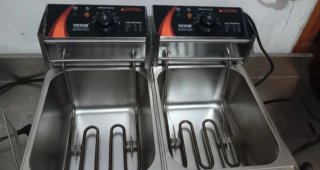 Freidora Industrial Doble 6+6L